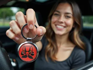 Car Key Ring Durable Style